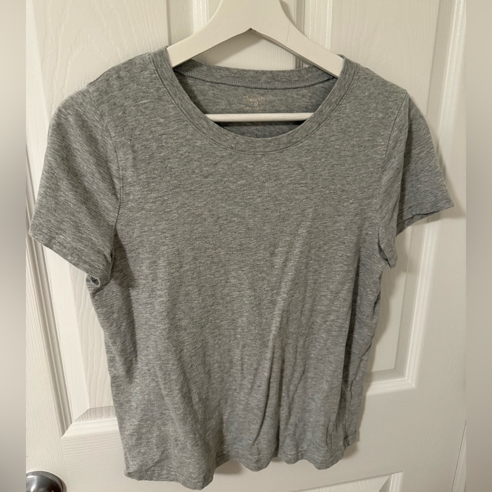 Madewell Heather Gray Short Sleeve Tee
